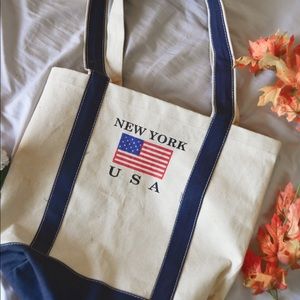 New York USA tote bag